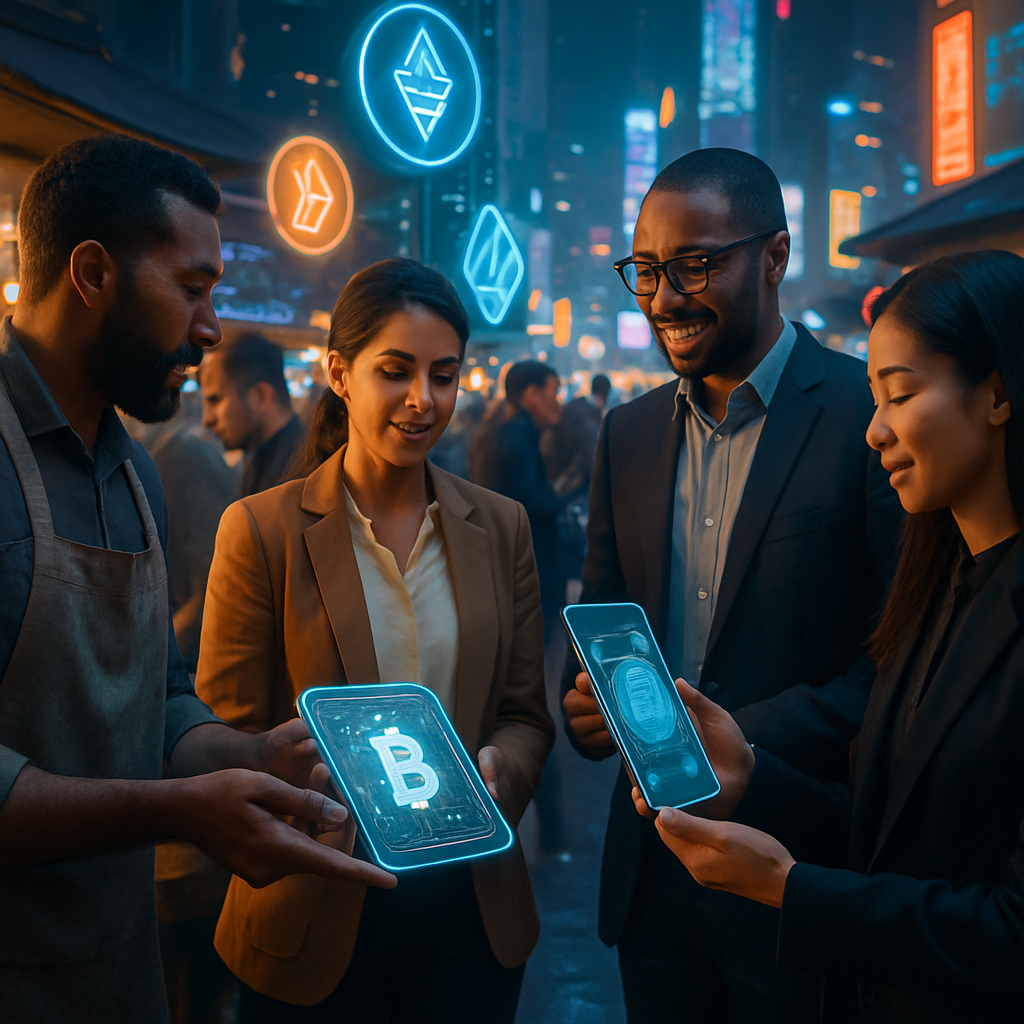 Illustration of Nicky.me revolutionizing crypto payments